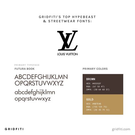 Louis Vuitton font meaning